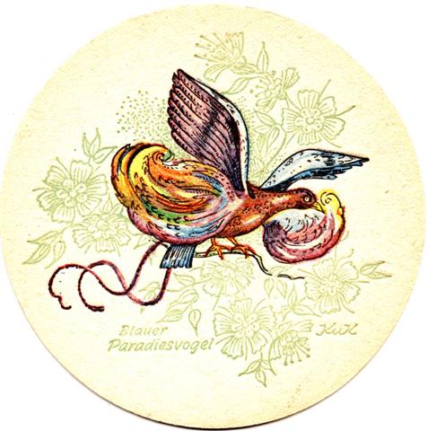 weisenbach ra-bw katz tiere rund 3a (215-blauer paradiesvogel)